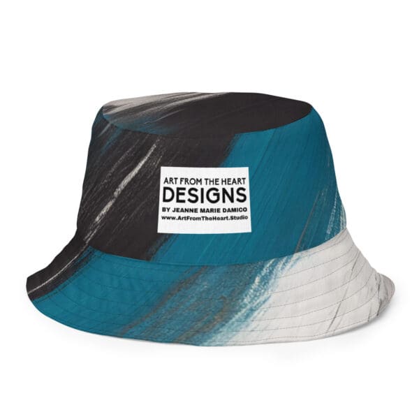 A bucket hat with a patch on the side of it.