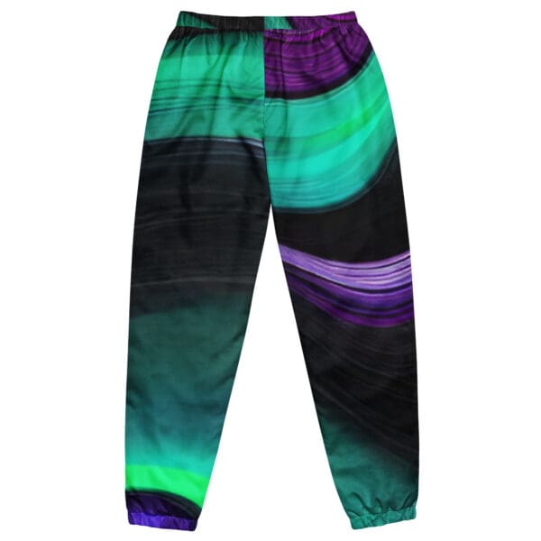 A pair of pants that are all different colors.