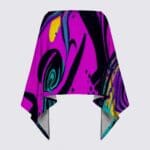 Colorful abstract design on fabric.